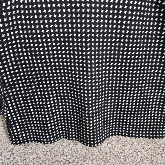 Talbots Top Womens SP Petite Small Black Knit Scoop Neck Blouse Casual Ladies - Picture 5 of 7
